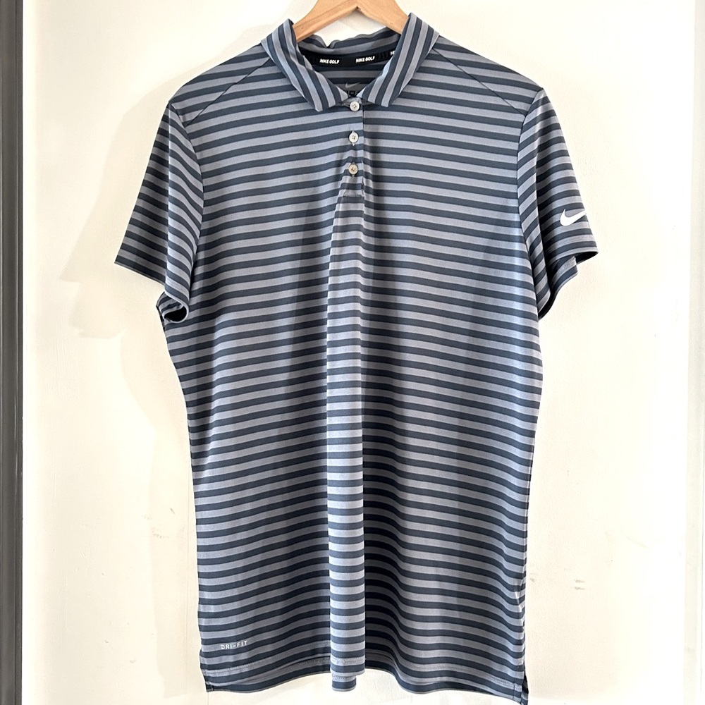 Nike Victory+ Men's Dri-FIT Golf Polo Blue Grey 2XL